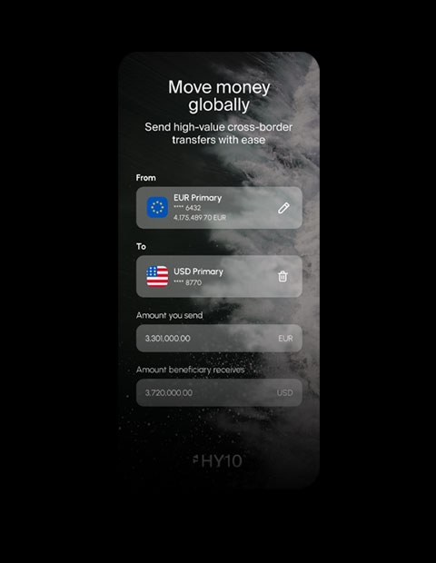 Global Money Movement | Accounts | HY10